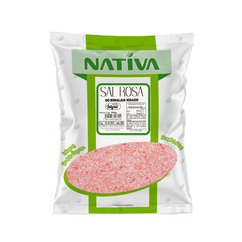 SAL HIMALAIA FINO NATIVA 500G ATACADO 10X500G