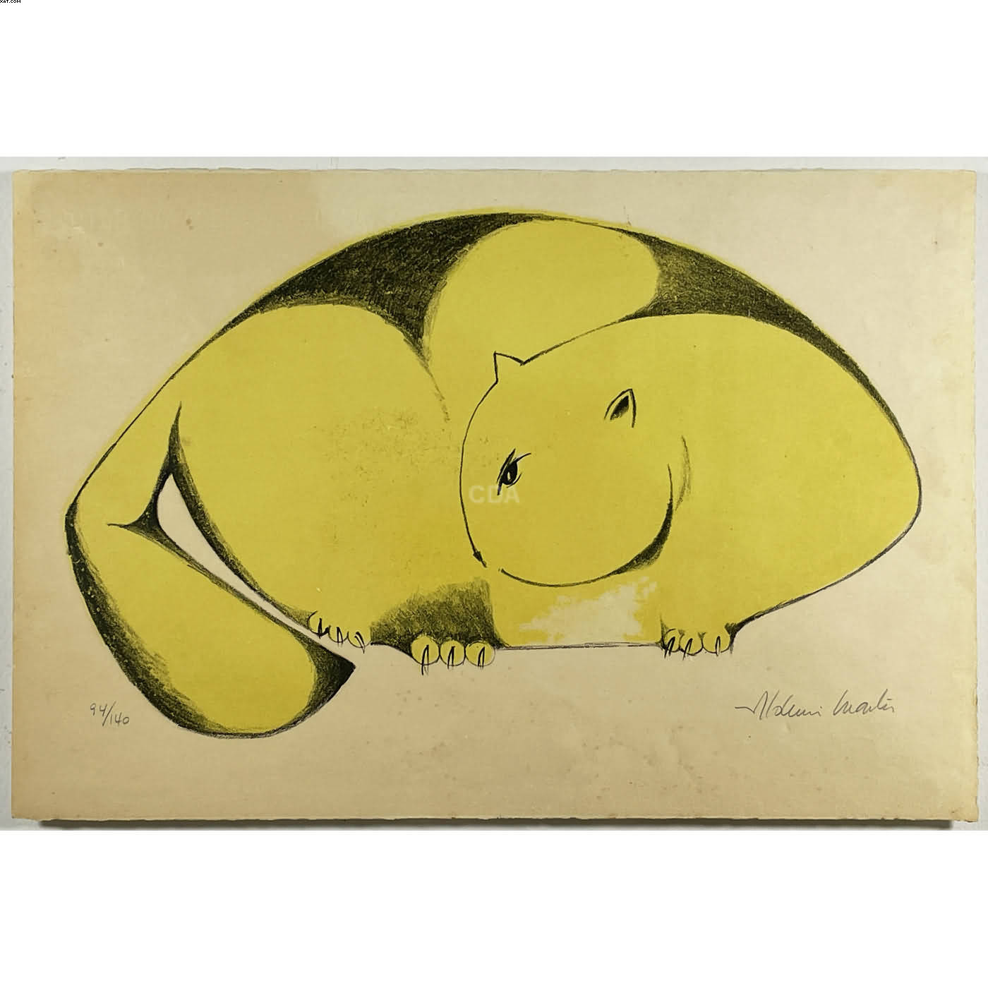 Gato Amarelo - Aldemir Martins