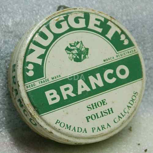 Lata Antiga De Graxa (pasta) Para Sapato Nugget Branco - Catálogo das Artes  | Catálogo das Artes