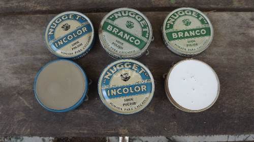 Lata Antiga De Graxa De Sapato Branca , Vintage - Catálogo das Artes |  Catálogo das Artes