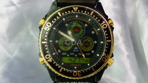 relógio citizen promaster wr100 antigo