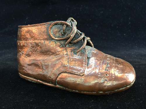 Cobre Antigo Enfeite Decoração Sapato Sapatinho Infantil - Catálogo das  Artes | Catálogo das Artes