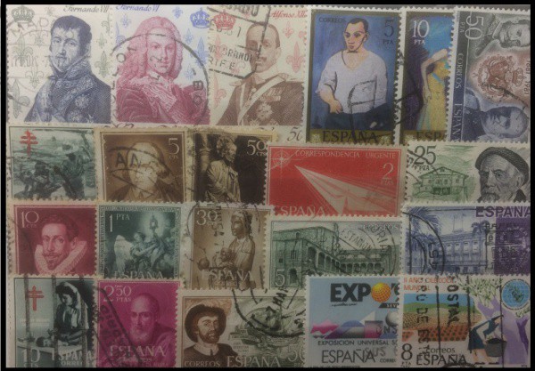 ESPANHA - LOTES COM 21 SELOS CLASSICOS  - SELOS EM EXCELENTE ESTADO DE CONSERVAÇÃO!