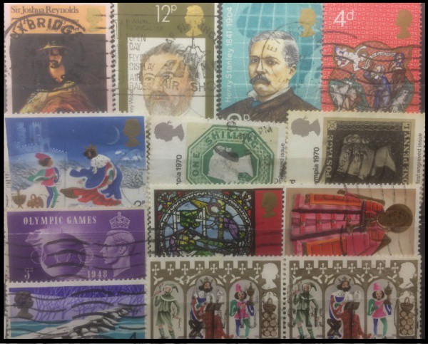 INGLATERRA  - LOTES COM 13 SELOS CLASSICOS  - SELOS EM EXCELENTE ESTADO DE CONSERVAÇÃO!