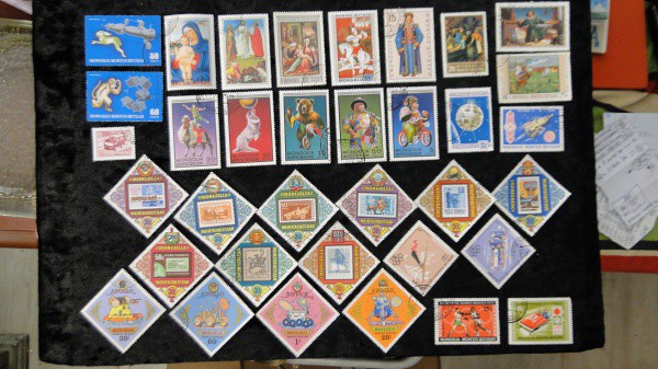 MONGÓLIA: CONJUNTO DE 35 SELOS GRANDES, TEMÁTICOS: CIRCO, SELO SOBRE SELO, SACROS, ASTRONÁUTICA, ETC