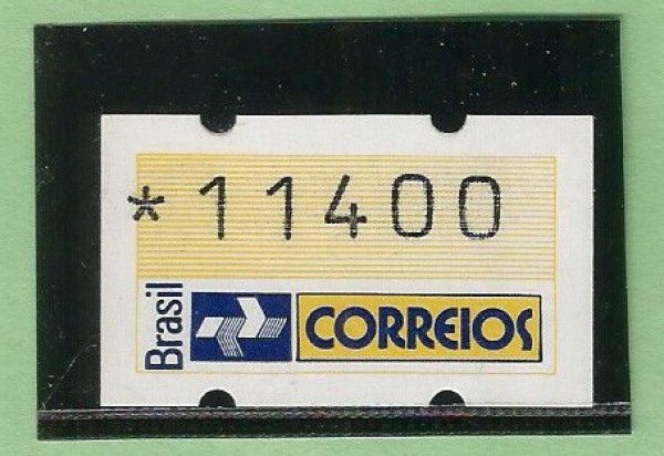 brasil selo etiqueta  novo 11400
