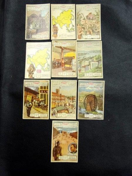 Brasil, lote com 10 figurinhas EUCALOL diferentes. Bom estado de conservação.