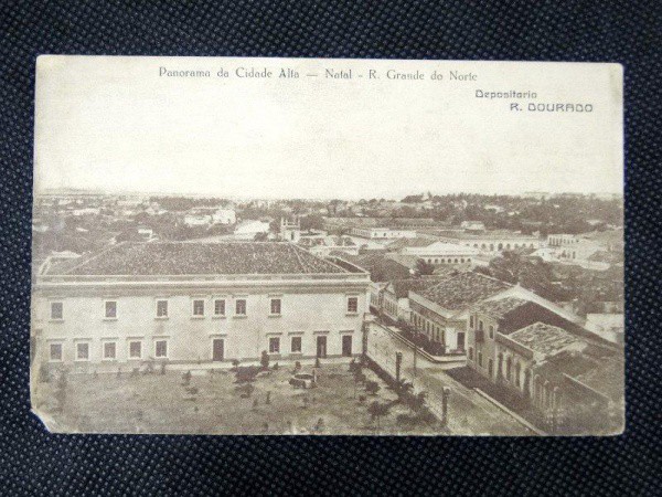 Natal - Rio Grande do Norte, postal déc. 10/20 PANORAMA DA CIDADE ALTA , publicitário de R. DOU