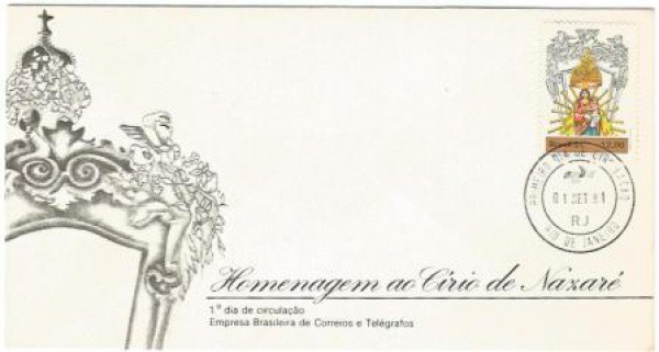 AV9871 - Envelope com carimbo antes do lançamento oficial - 10-10-1981