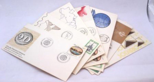 AV9874 - 7 Envelopes diferentes - Brasiliana 79