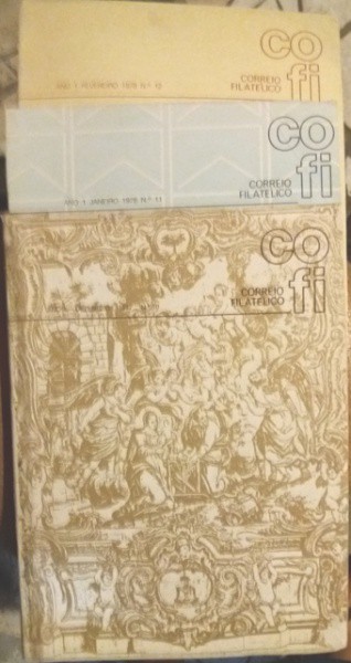 3 COFI nº 10, 11 e 12 - ECT, dez/1977 e jan-fev/1978. Ótimo estado de conservação.