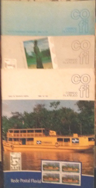 3 COFI nº 123, 126 e 127 - ECT, mar-abr, set-out, nov-dez/1990. Ótimo estado de conservação.