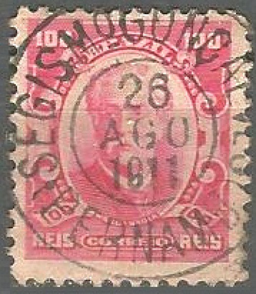 Filatelia: Selo Clássico Brasil República. Carimbo Fernando de Noronha - Pernambuco, 1911. Porte de