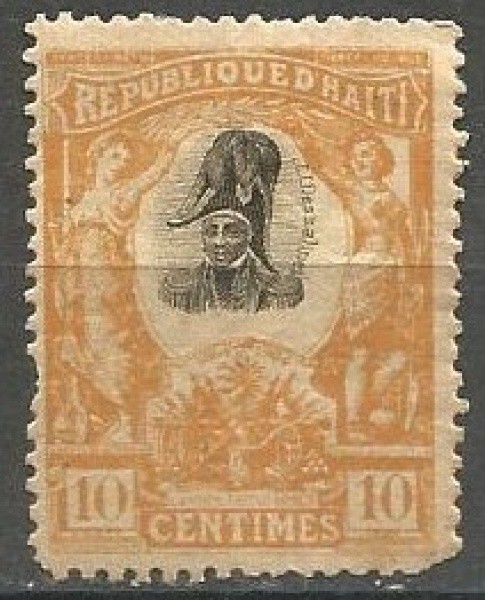 Filatelia: Selo Clássico do Haiti, 1904. Muito bem conservado.