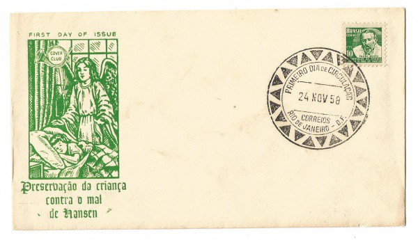 Filatelia: Envelope comemorativo Preservação da Criança Contra o Mal de Hansen - Rio de Janeiro - 19