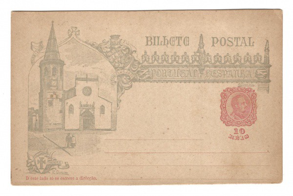 Bilhete Postal Português, 1498-1898. Iconografia da Igreja de S. João. MBC.