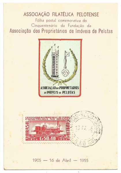 Folhinha comemorativa do Cinquentenário da Fundação da Associação dos Proprietários de Imóveis de Pe