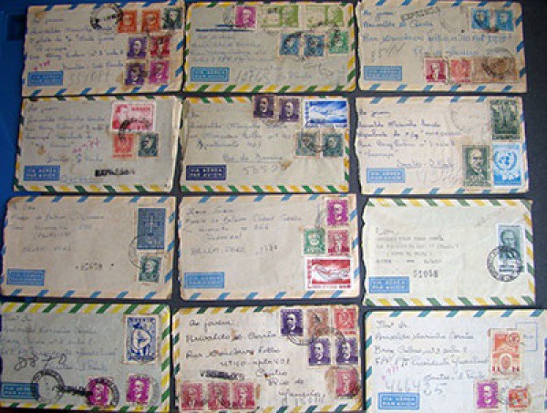 FILATELIA  ENVELOPES  40  DIVERSOS PERIODOS E ESTADOS  BEM CONSERVADOS