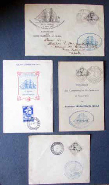 FILATELIA ENVELOPES 04 PRIMEIRO DIA DE CIRCULAÇÃO - TEMÁTICO NAVIO ESCOLA ALMIRANTE SALDANHA DA GAMA
