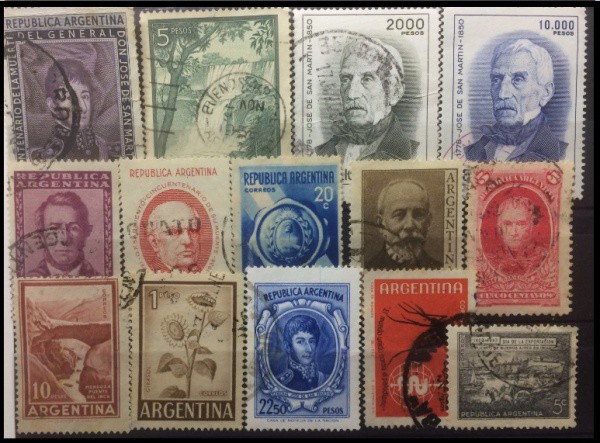 ARGENTINA  - LOTE DE SELOS CLASSICOS EM EXCELENTE ESTADO DE CONSERVAÇÃO!