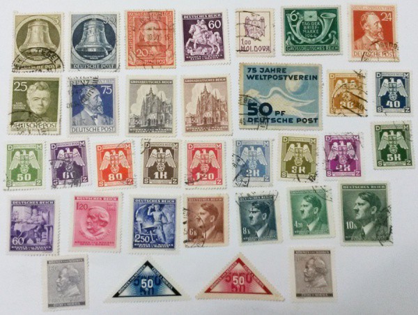 ALEMANHA REICH - VÁRIOS SELOS NOVOS E USADOS ESCASSOS.