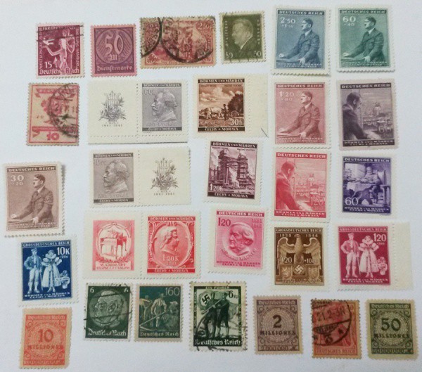 ALEMANHA REICH - VÁRIOS SELOS NOVOS E USADOS ESCASSOS.