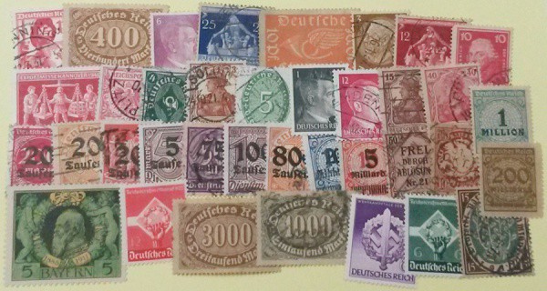 ALEMANHA REICH - VÁRIOS SELOS NOVOS E USADOS ESCASSOS.