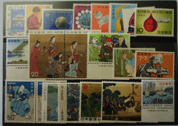 JAPÃO - BELOS SELOS NOVOS VARIADOS.