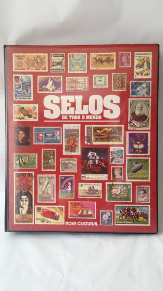ALBUM SELOS DE TODO MUNDO, AMERICAS E EUROPA, TOTALIZANDO 30 PAGINAS E 317 SELOS 