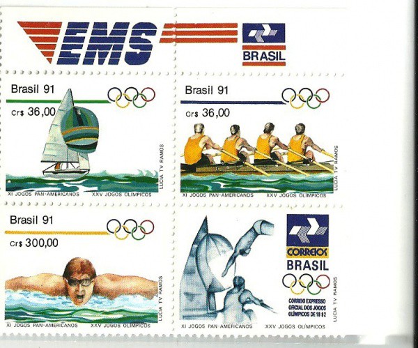 BRASIL - SELO COMEMORATIVO - QUADRA C1727/29