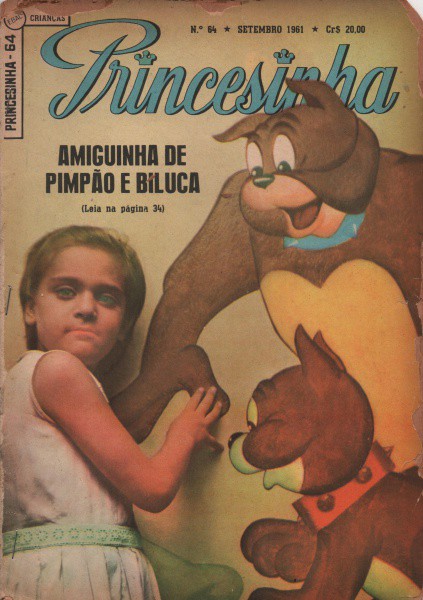 Revista Princesinha - "Amiguinha de Pimpão e Biluca". Nº 64. Setembro de 1961. MBC