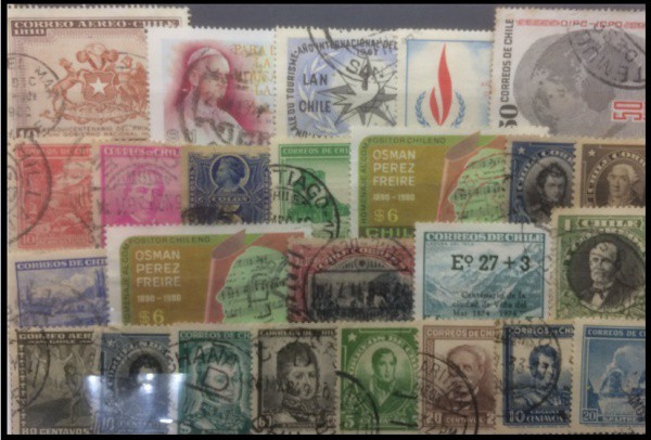 CHILE - LOTE DE SELOS CLASSICOS EM EXCELENTE ESTADO DE CONSERVAÇÃO !