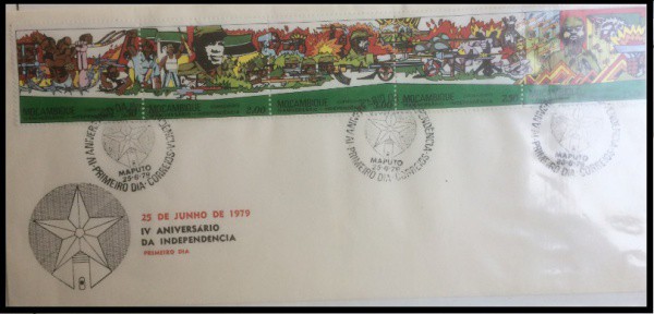 MOÇAMBIQUE - PARTE DE UMA COLEÇÃO COM SELOS E ENVELOPES EM ESTADO MINT DE CONSERVAÇÃO ! TEMA ANIVERS