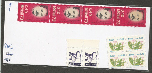 BRASIL -  BOM LOTE COM 03 QUADRAS VARIADAS