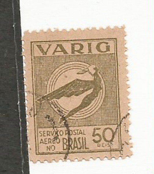 BRASIL - SERVIÇO AÉREO - VARIG 50 RÉIS