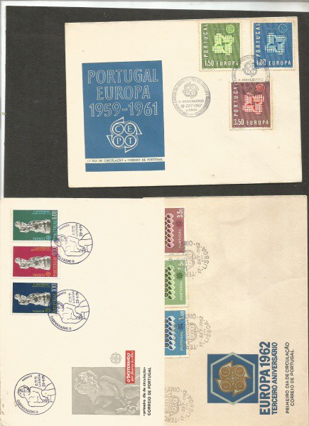 EUROPA - 03 ENVELOPES 1º DIA  COM BOA COTAÇÃO