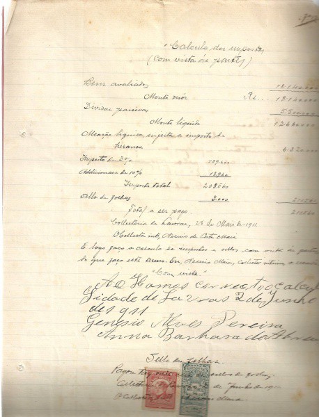 CARTA ANTIGA DATADA EM 28 MARÇO 1911