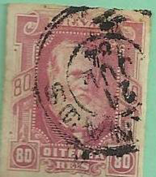 BRASIL -80 RÉIS BARBA BRANCA RHM 25,PARA ENRIQUECER SUA COLEÇAO