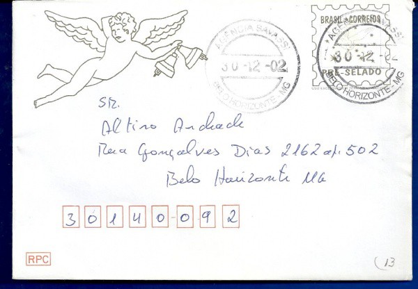 ENVELOPE  1º DIA   - 2002
