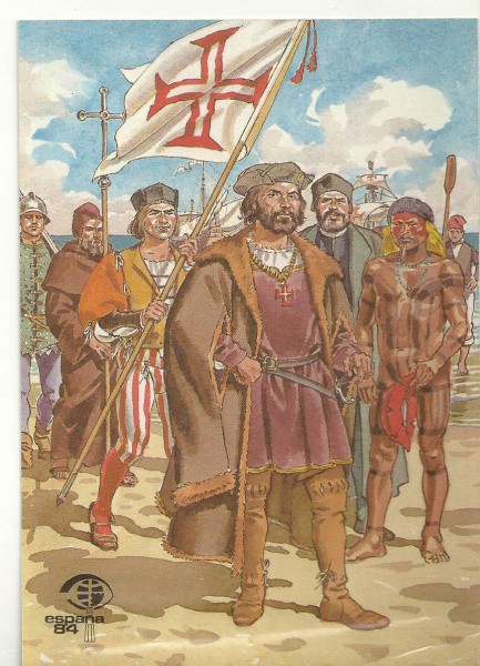 BRASIL POSTAL, SÉRIE DESCOBRIMENTOS - ESPANHA 84