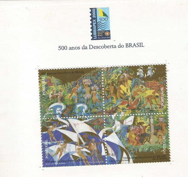 BLOCO DE PORTUGAL , 500 ANOS DESC DO BRASIL