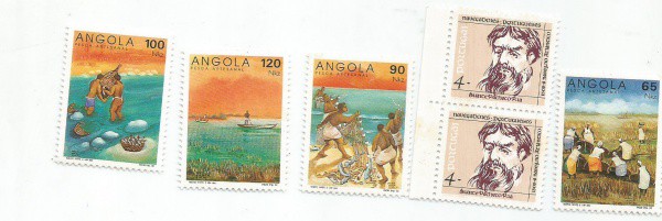 SELOS ,ANGOLA E PORTUGAL ,PERFEITO ESTADO DE CONSERVAÇAO