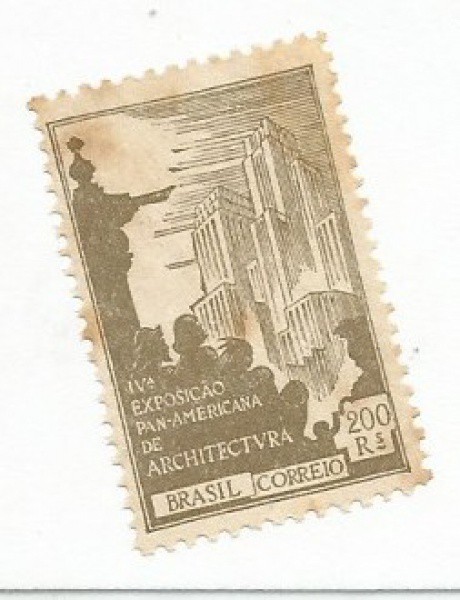 selo brasil c25 4 cong de arquitetura