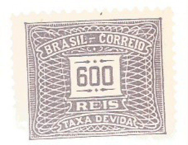 BRASIL - TAXA DEVIDA 600 RÉIS