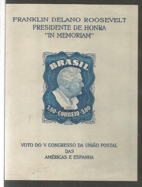 BRASIL - BLOCO B12  - FRANKLIN ROOSEVELT