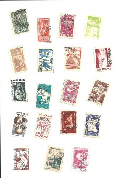 SELOS DO BRASIL- C/20 SELOS VARIADOS