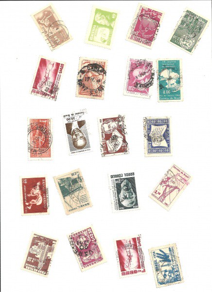 SELOS DO BRASIL- C/20 SELOS VARIADOS