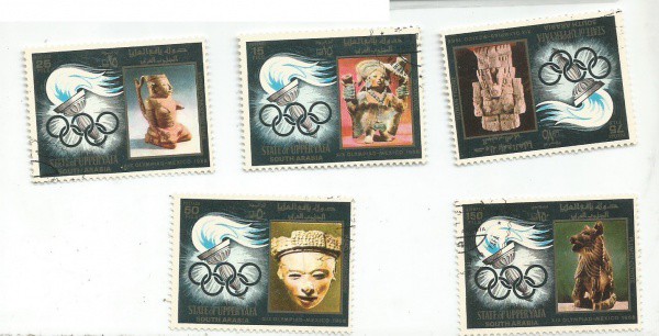 selos estrangeiros serie olimpidas arabia