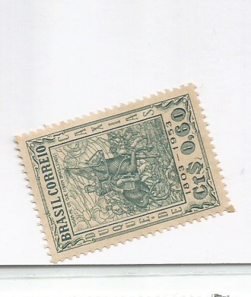 selo brasil comemorativo duque de caxias 1953