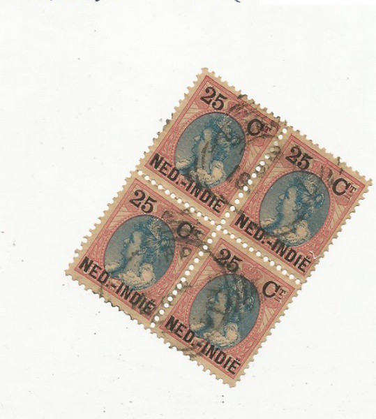 quadra de selos da holanda ,antigo